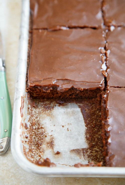 Texas Style Moist Chocolate Cake Recipe