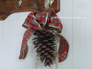 Holiday Pine Cone Hanger