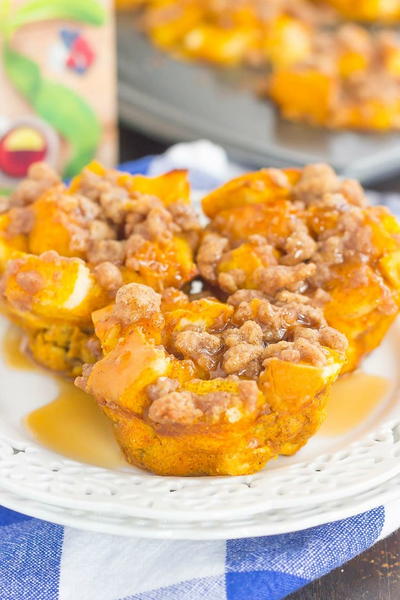 Pumpkin French Toast Cups with Cinnamon Streusel