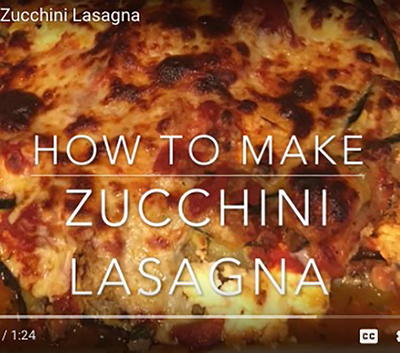 Gluten Free Zucchini Lasagna