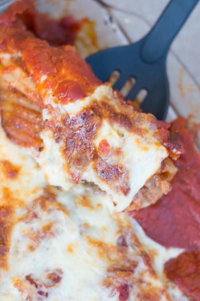 Copycat Olive Garden Sausage Stuffed Rigatoni