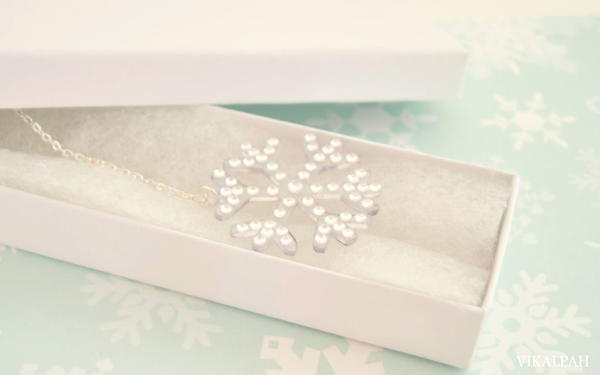 Wonderful Winter Snowflake DIY Necklace