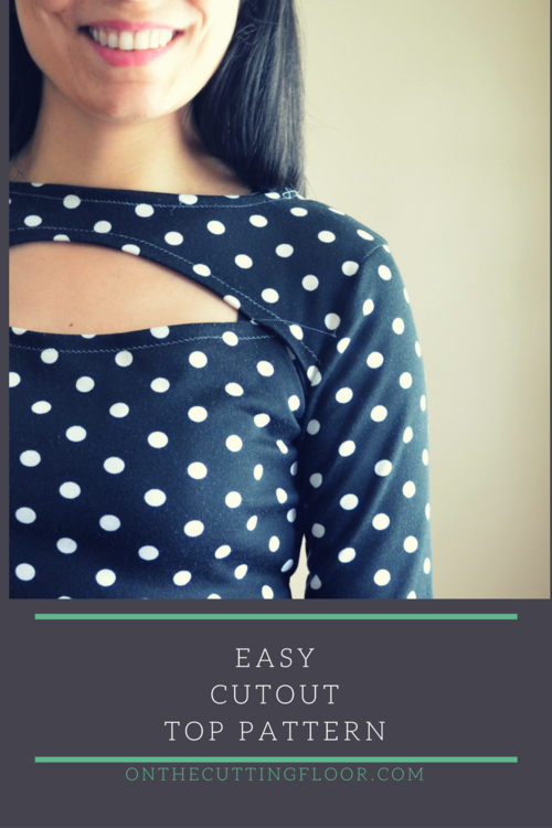 Simple DIY Cutout Top Pattern | AllFreeSewing.com