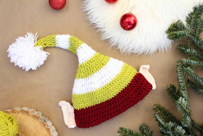 Santa's Little Helper Elf Hat Pattern