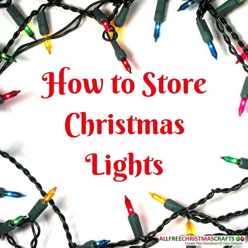 How to Store Christmas Lights | AllFreeChristmasCrafts.com