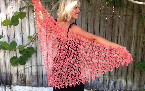 Be So Fine Key West Crochet Lace Shawl