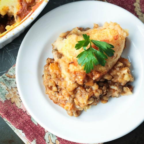 Lentil Vegetarian Cottage Pie