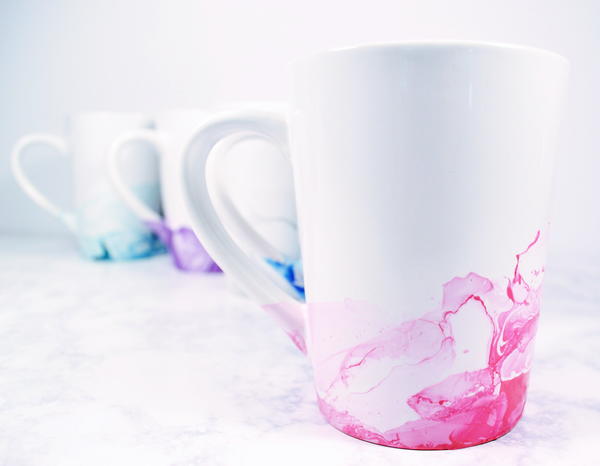 Marbled DIY Mugs