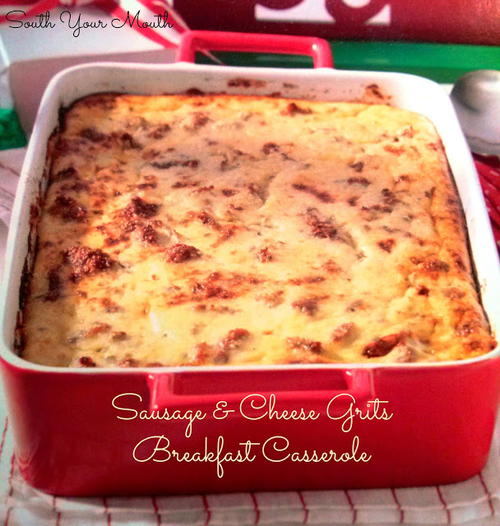 Sausage and Cheese Grits Casserole