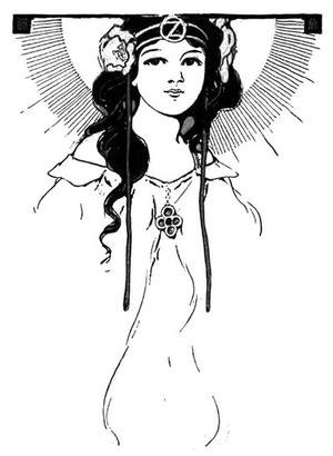 Ancient Goddess Coloring Page | FaveCrafts.com