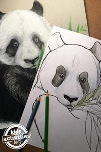 Panda Coloring Page | FaveCrafts.com