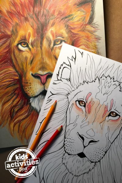 Lion Coloring Page