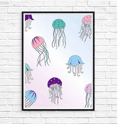 Jellyfish Printable Wall Art