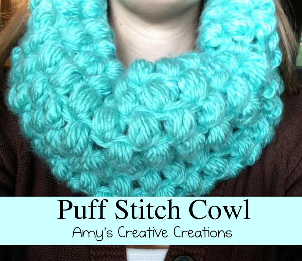 Puff Stitch Cowl