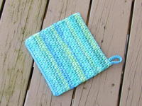 Easy Peasy Potholder | AllFreeCrochet.com