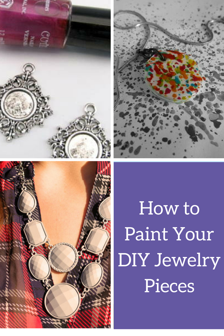 How to Paint your DIY Jewelry Pieces AllFreeJewelryMaking