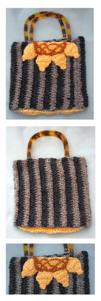 Sunflower Homespun Purse