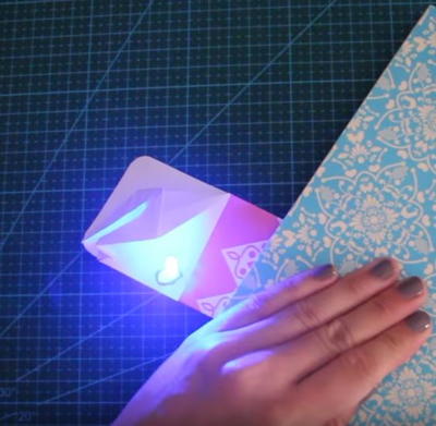 Light Up Crane Origami Bookmark