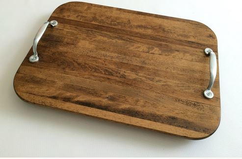 Rustic Upcycled DIY Serving Tray