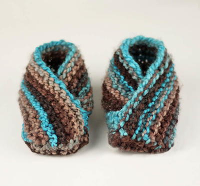 World's Easiest Toddler Knit Slippers