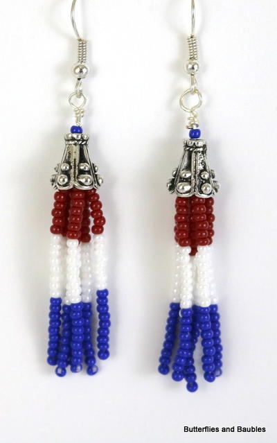 Beaded Fringe DIY Earrings