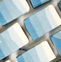 Ombre Winter Wonderland Homemade Soap Recipe