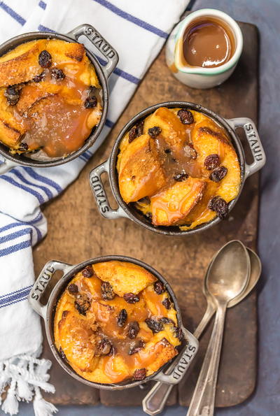 Irish Bread Pudding with Whiskey Caramel Sauce