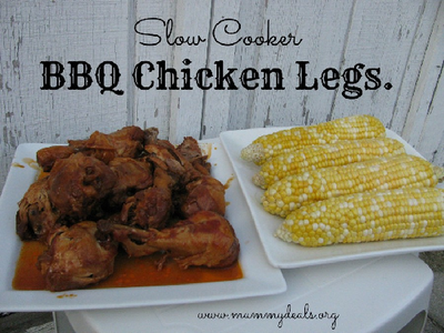 Slow Cooker BBQ Chicken Legs