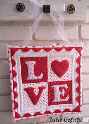 Love Letters Mini Quilt