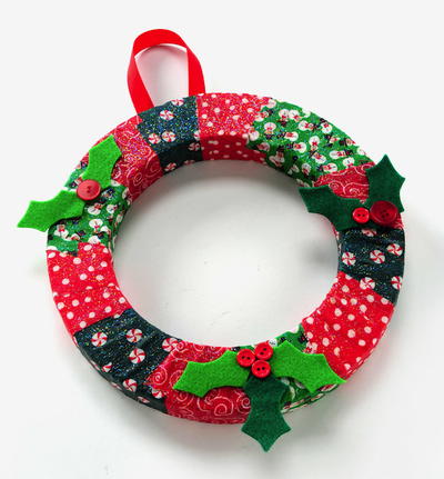 Mod Podge DIY Christmas Wreath