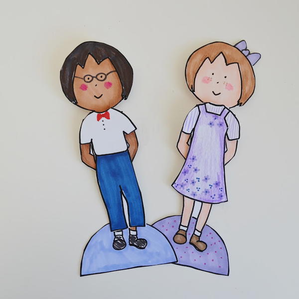 Unisex Printable Paper Doll Template