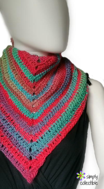 Everyday Triangle Scarf Crochet Pattern 