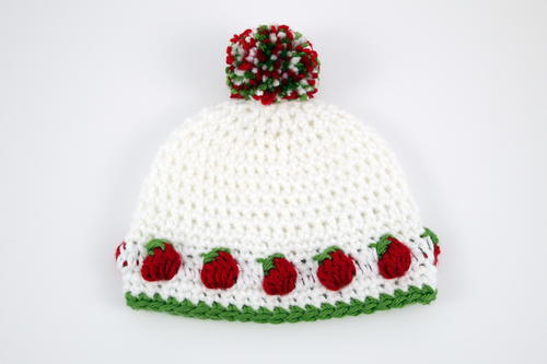 Little Berry Crochet Hat