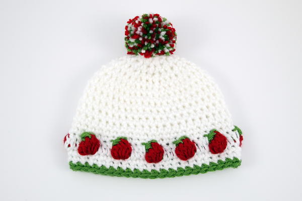 Little Berry Crochet Hat