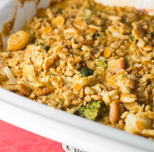 Slow Cooker Broccoli Cauliflower Casserole