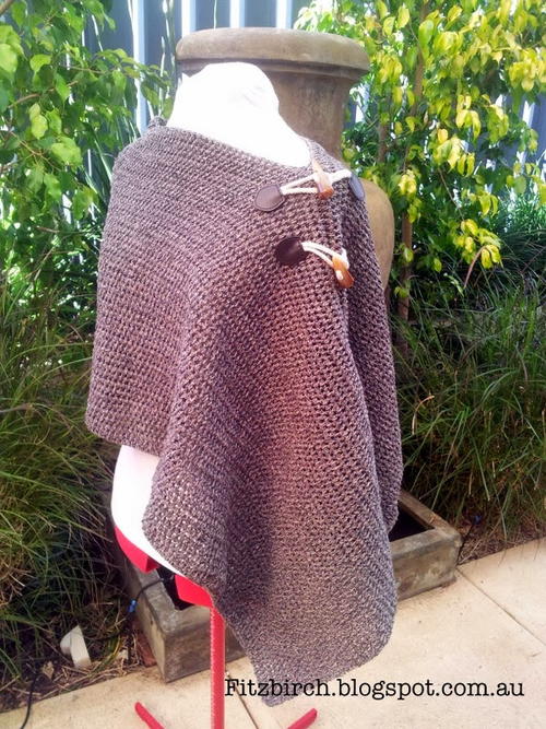 Ridiculously Easy Poncho Pattern Allfreecrochet Com Ridiculously Easy Poncho Pattern Allfreecrochet Com