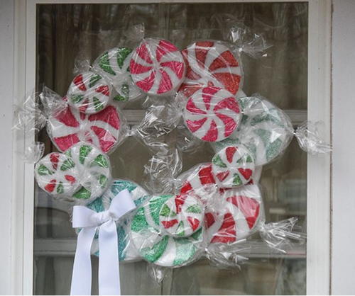 Sweetest Peppermint DIY Wreath