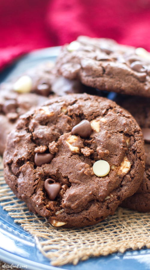Double Chocolate Chip Crunch Cookies