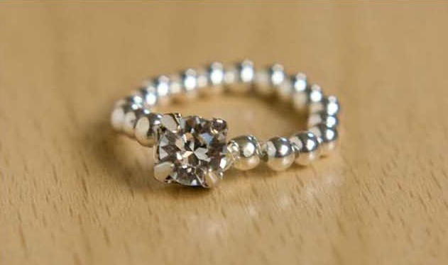 Elastic DIY Diamond Ring