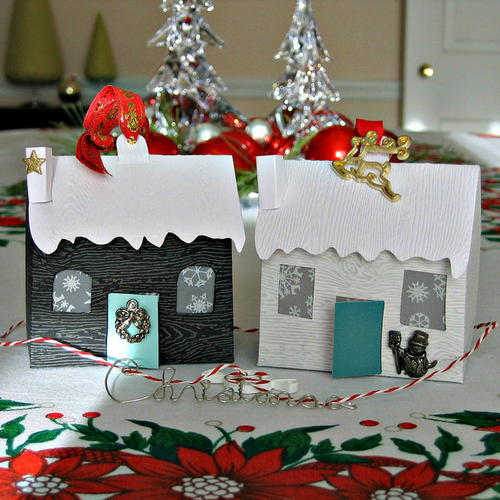 Happy Holiday Home Paper Ornaments