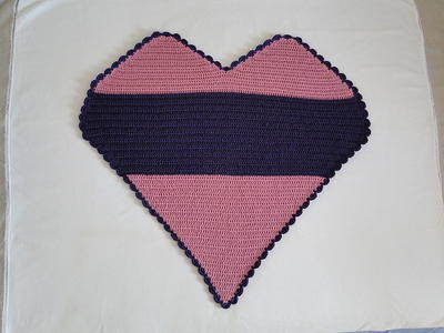 Heart-Shaped Baby Blanket