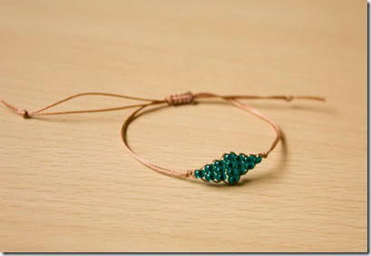 Delicate Beaded Hemp Bracelet