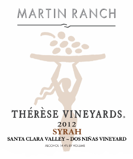 Martin Ranch Therese Vineyard Syrah 2012