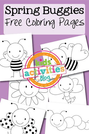 Spring Buggies Coloring Pages | FaveCrafts.com