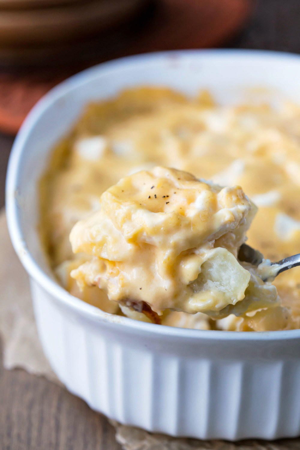 Cream Cheese Scalloped Potatoes | AllFreeCasseroleRecipes.com