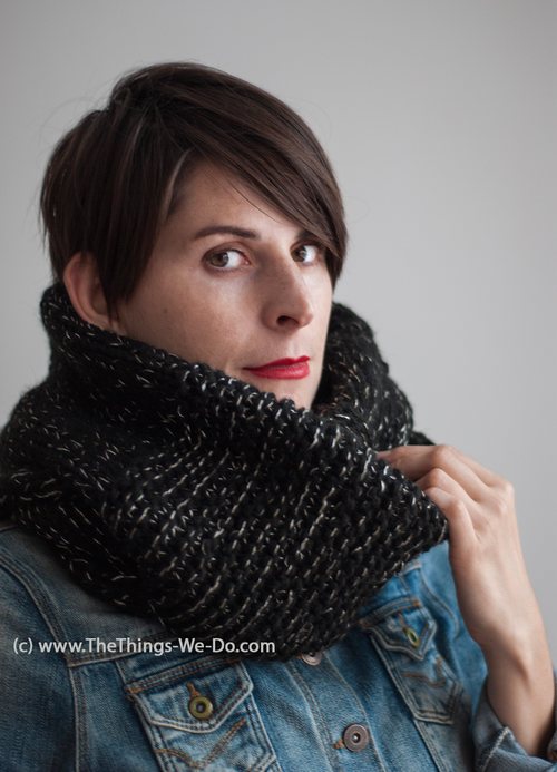 Chunky Sparkle Cowl