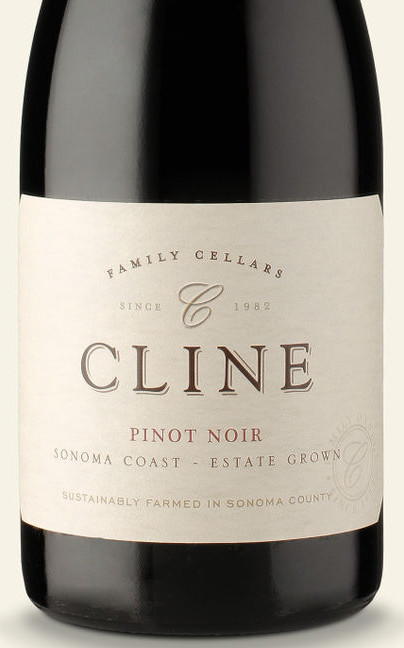 Cline Cellars Sonoma Coast Estate Pinot Noir 2014