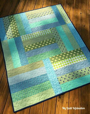 Afternoon Tango Baby Quilt Tutorial