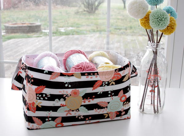 Simple and Sweet 30 Minute Fabric Basket