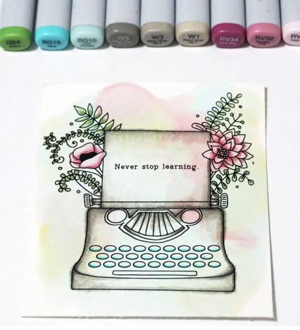 Download Vintage Typewriter Coloring Page | FaveCrafts.com